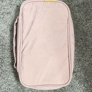 Blush pink travel jewelry case/organizer